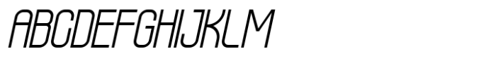 Forten Display Light Italic Font UPPERCASE