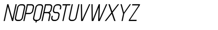 Forten Display Light Italic Font UPPERCASE