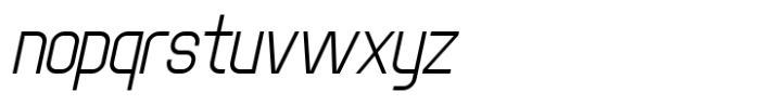 Forten Display Light Italic Font LOWERCASE