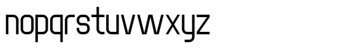 Forten Display Regular Font LOWERCASE