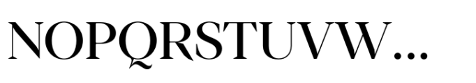 Fortescue Display Font UPPERCASE