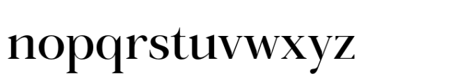 Fortescue Display Font LOWERCASE