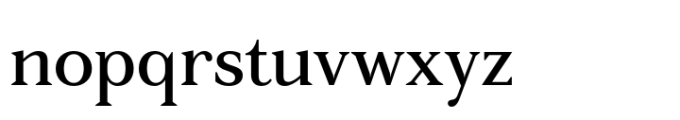 Fortescue Text Font LOWERCASE