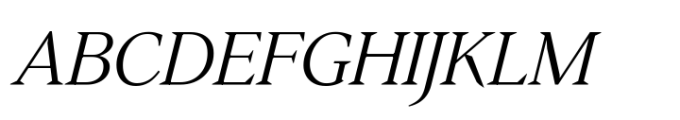 Fortescue Variable Italic Font UPPERCASE