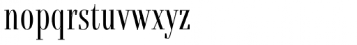 Fortezza Condensed Font LOWERCASE