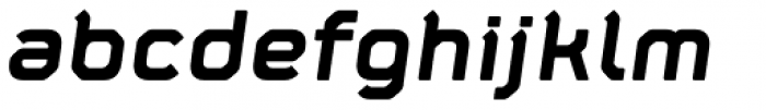 Fortima Bold Italic Font LOWERCASE