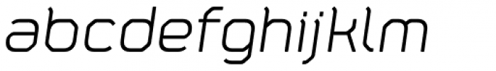 Fortima Regular Italic Font LOWERCASE