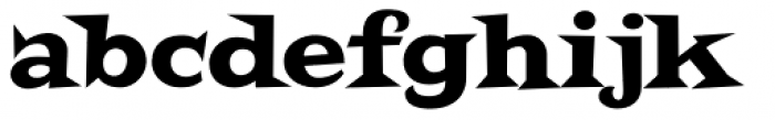 Fortis Font LOWERCASE