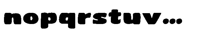 Fortuna Absolute Expanded Font LOWERCASE