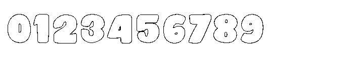 Fortuna Absolute Outline Font OTHER CHARS
