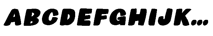 Fortuna Absolute Slant Font UPPERCASE