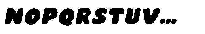 Fortuna Absolute Slant Font UPPERCASE