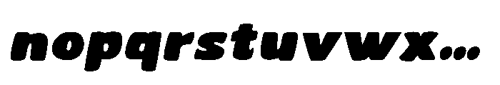 Fortuna Absolute Slant Font LOWERCASE