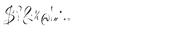 Fortune Messenger Regular Font OTHER CHARS