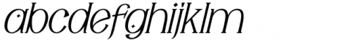 Fortunella Italic Font LOWERCASE