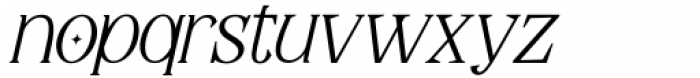 Fortunella Italic Font LOWERCASE