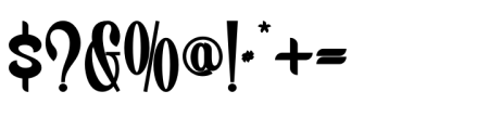 Fortunish Bold Font OTHER CHARS