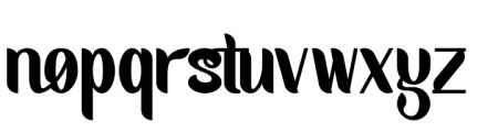 Fortunish Bold Font LOWERCASE