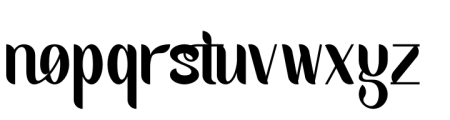 Fortunish Regular Font LOWERCASE