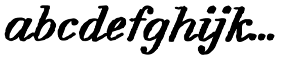 Forward Serif Bold Font LOWERCASE