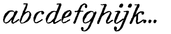 Forward Serif Regular Font LOWERCASE