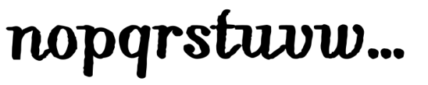 Forward Serif Upright Bold Font LOWERCASE