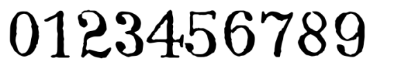 Forward Serif Upright Font OTHER CHARS