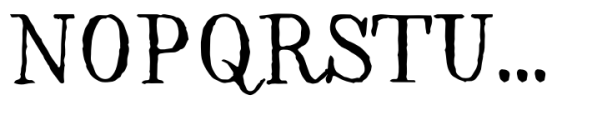 Forward Serif Upright Font UPPERCASE