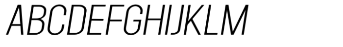 Foster Light Italic Font UPPERCASE