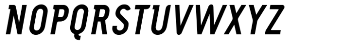 Fou Mixed Pro Std Bold Condensed Italic Font UPPERCASE