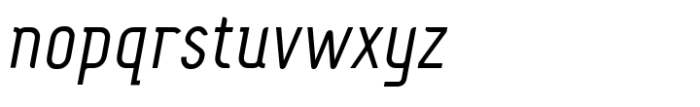 Fou Mixed Pro Std Light Condensed Italic Font LOWERCASE