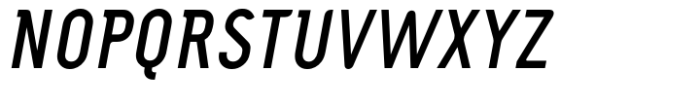 Fou Mixed Pro Std Medium Condensed Italic Font UPPERCASE