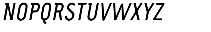 Fou Mixed Pro Std Regular Condensed Italic Font UPPERCASE