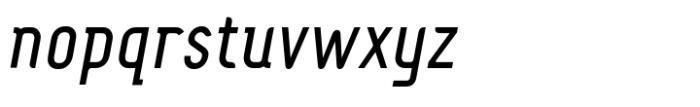 Fou Mixed Pro Std Regular Condensed Italic Font LOWERCASE