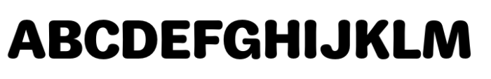 Founder Rounder Black Font UPPERCASE