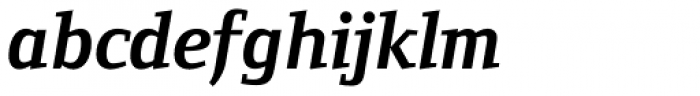 Foundry Form Serif Bold Italic Font LOWERCASE