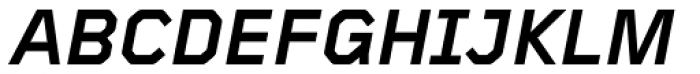 Foundry Gridnik Bold Italic Font UPPERCASE