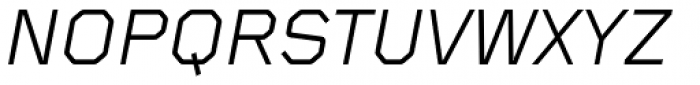 Foundry Gridnik Italic Font UPPERCASE