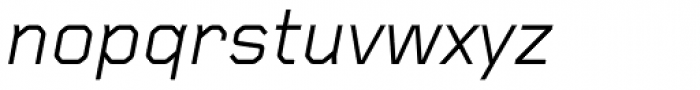 Foundry Gridnik Italic Font LOWERCASE