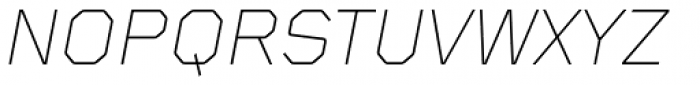Foundry Gridnik Light Italic Font UPPERCASE