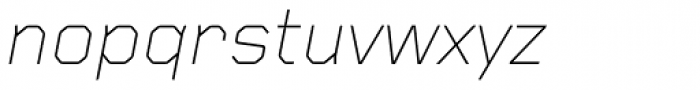 Foundry Gridnik Light Italic Font LOWERCASE