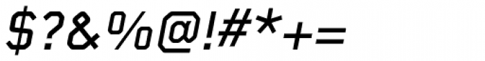 Foundry Gridnik Medium Italic Font OTHER CHARS