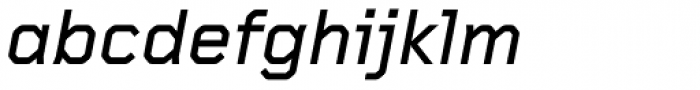 Foundry Gridnik Medium Italic Font LOWERCASE