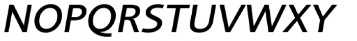Foundry Sans Medium Italic Font UPPERCASE