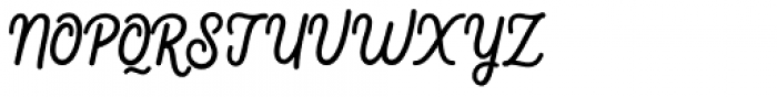 Fountaine Script Font UPPERCASE