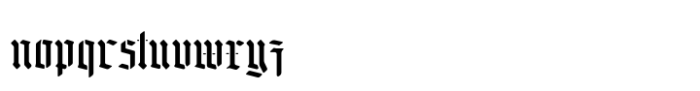 Fountencil Font LOWERCASE