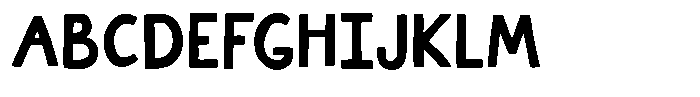Four Minutes Ago Regular Font UPPERCASE