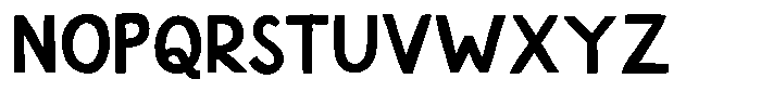 Four Minutes Ago Regular Font UPPERCASE