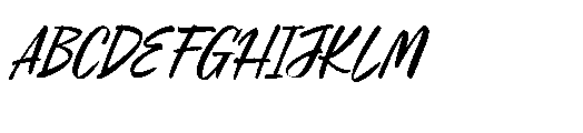 Fouragoh Italic Font UPPERCASE