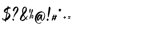 Fouragoh Regular Font OTHER CHARS